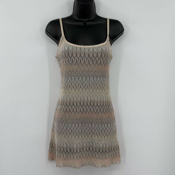 Free People Other - Free People Intimately Knit Slip Dress Chemise in Neutral Multi | Small